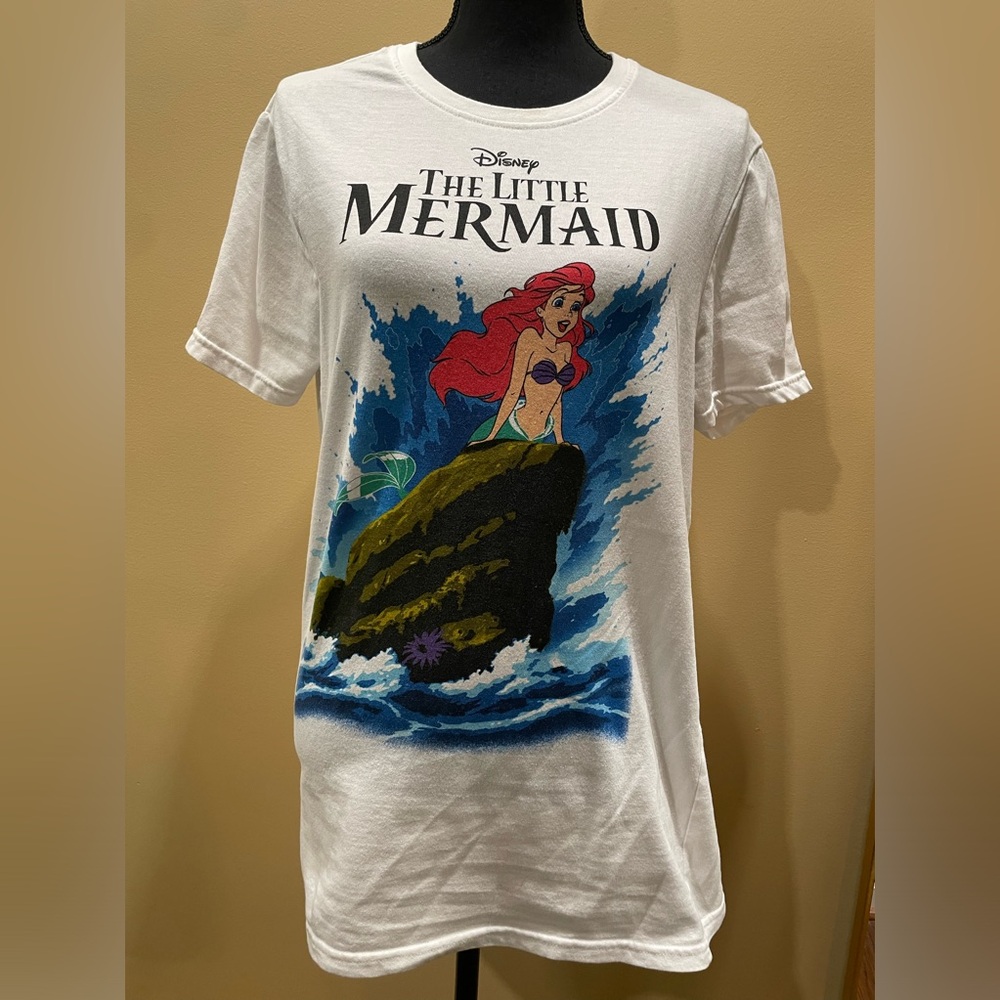 Disney Little Mermaid Ariel Shirt Women M Scuttle Sebastian Princess 80s 90s